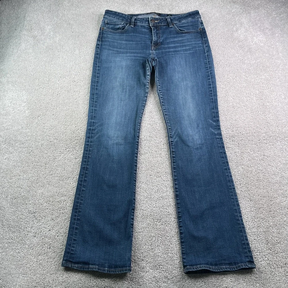 Lucky Brand Jeans Womens 12 31 Blue Lolita Boot Mid Rise Stretch Denim Pants